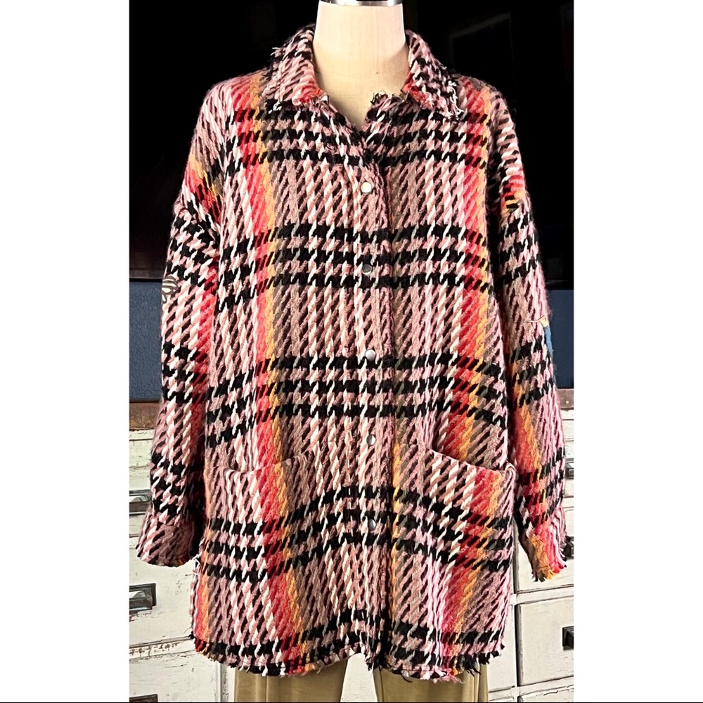 Johnny Was Hunter Embroidered Whimsical Coat L